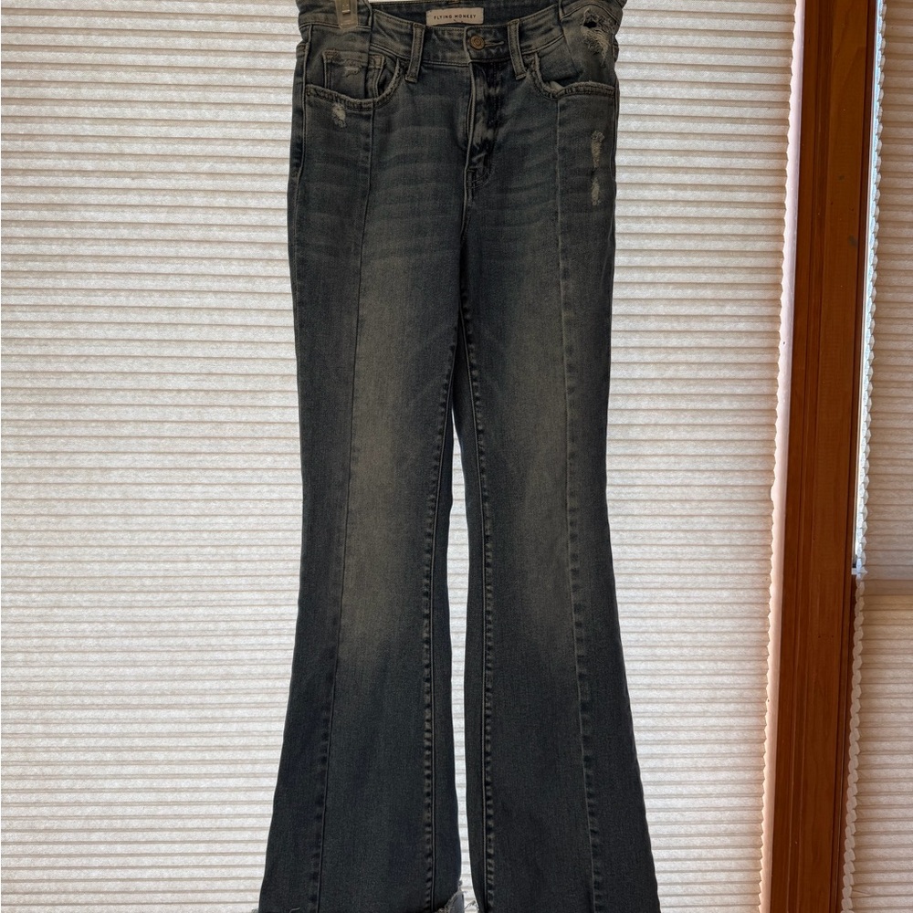 Flying Monkey Black Flare Jeans
